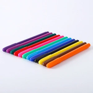High quality 18 colors water color fiber pen set non toxic kids drawing water color pen
