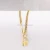Import High Quality 18K Gold Plated Stainless Steel Thick Chain Lock Pendant Necklace P203077 from China