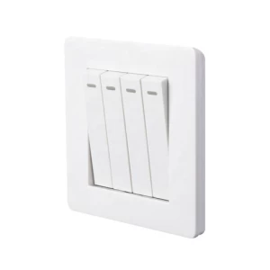 High-quality 4-button single-way electrical wall switch and non-remote control household power wall switch