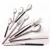 Import High quality 4 pcs colorful 304 stainless steel flatware set with knife fork and spoon from China