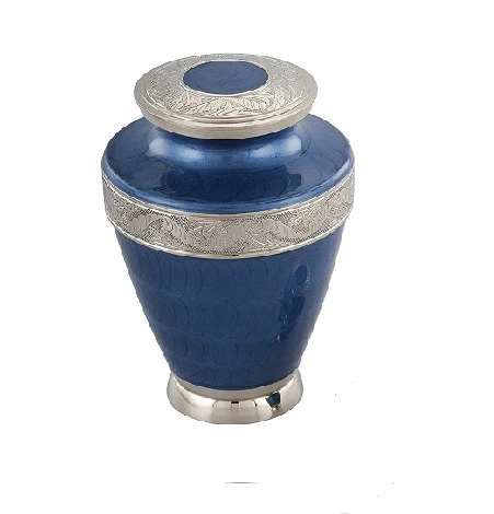 High Quality Adult Cremation Urns Funeral Supplies Aluminium Engraved Cremation Urns Wholesale  Manufacturer From India