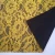 Import High quality cheap price French yellow black  nylon rayon floral corded  bonded  lace fabric for garment from China