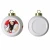Import High Quality Christmas Tree Decoration Colorful Sublimation Blank Christmas Ornament Balls Plastic from China