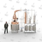 high quality copper still whisky making machine distillery