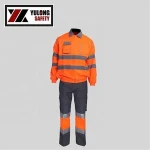 High Quality Cotton Anti Flame Suit For Oil And Gas Industry With THPC Treatment