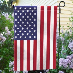 High quality double sides blank house garden flag 12x18 inch