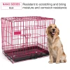 High quality Fashion Dog Cages Durable Outdoor Metal Dog Kennels Double Door Pet House Dog Crates