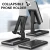 Import High quality foldable desktop phone holder portable mobile phone stand double folding mobile phone stand from China