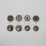 High quality garment accessories trousers hook and bar metal buttons for jeans