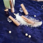 High quality gold custom empty lipstick packaging tubes