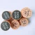 Import High Quality Grinding Disc/double Hole Wooden Pieces  For Round Wood  Diy Decoration Craft from China