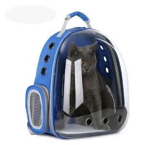 High quality large space transparent pet dog backpack pet carrie backpack  for cats birds small animals outdoor travel bag