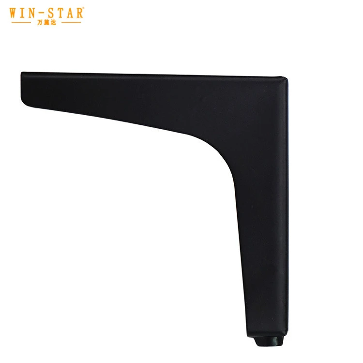 high quality matt black Y shape furniture leg iron Sofa Leg