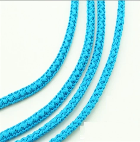 High Quality Polyester /Cotton Double-layer multi-ply braided rope nylon string color decoration cord