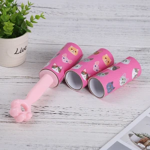 High Quality sticky home cleaning fusselrolle small hair trimmer lint roller lint remover brush