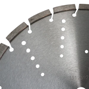 High service life silent granite saw blade for Cutting metal tube