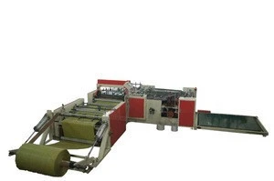 High speed automatic PP woven bag cutting and sewing machine
