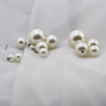 High stability Pearl Metal Rivets Studs button ABS pearl rivet for garment