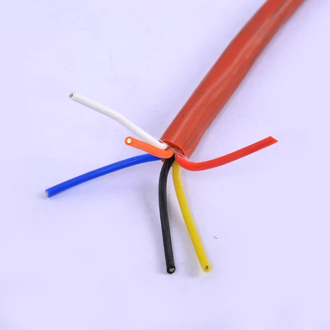 High Temperature Multi core Flexible Silicone Rubber Cable