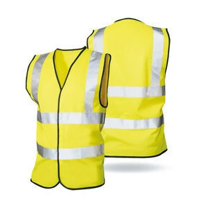 High Visibility Police Airport Construction Security Reflective Safety Vest Clothing With Pocket