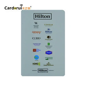 Hilton Chain Hotel 1K  F08 Chip Smart Card  Access Control  Rfid Card