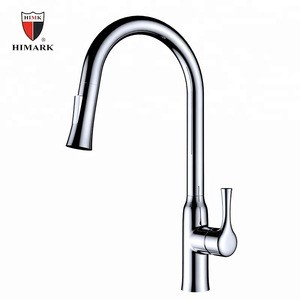 HIMARK wholesale brass chrome pull out kitchen faucet for kitchen sink