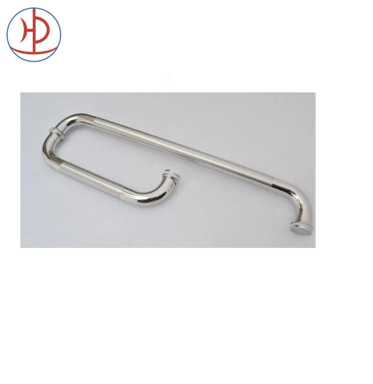 HLD-626 stainless steel tube door handle H type door handle  Door pull handle black