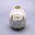 Home decoration antique Chinese white ceramic porcelain vase with embossed 3D handmade flower