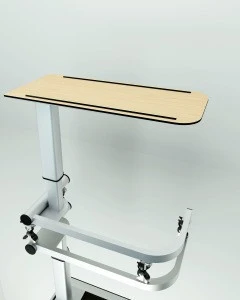 Hospital furniture over bed trolley ISO9001