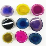 hot agate slice cell phone ring holder jewelry mobile phone tablet stand bracket phone accessories