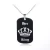 Import Hot Lover Her King His Queen Crown Letter Couple Necklace For Women Men Valentines Day Gift from China
