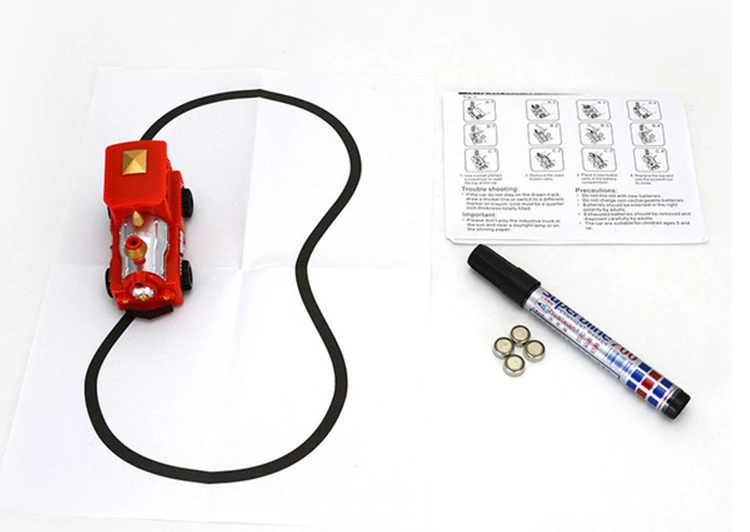 Hot magic pen operation inductive car toys for kids