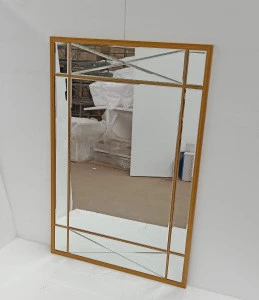 Hot New Style Mirrored Dressing Table Living Room Cabinet With Wall Mirror in Gold