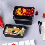Hot Sale 1000ml food container plastic disposable Eco-Friendly Kitchen Plastic Container 1000ml plastic food container