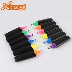 Hot sale assorted colors custom shape multicolored highlightercheap stationery for kids