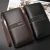 Import Hot sale brand mens long style pu leather wallet from China