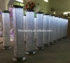 Hot sale crystal pillar with LED light for wedding stage decoration,