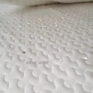 Hot sale custom high quality jacquard polyester waterproof mattress cover mattress protector