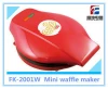 Hot sale ! Heart shape mini household electric waffle maker / animal shaped cake maker