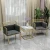 Import Hot sale home gold metal back net velvet sofa chair set hotel chair from China