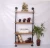 Import HOT SALE Metal cast iron industrial style 3-Shelf Retro Pipe Shelves Wood Book Shelf ,Floor Bookcases from China