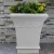 Import Hot sale Outdoor Garden White  Modern  flower pots Plants from China