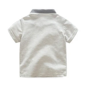 Hot Sale Summer Kids Boys Polo Shirts Boys T-shirt Short Sleeve Solid Lapel Kids Polo Shirts Casual Kids Summer Shirt