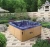 Import Hot sale USA acrylic 7 persons massage hot tub from China
