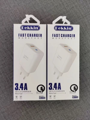 Hot Sales US Plug Travel AC/DC Power Adapter Universal USB Wall Charger for Smart Phone