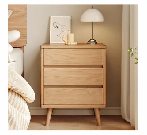 Hot-selling bedside trolley table bedside table wooden bedside tray table