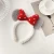 Import Hot Selling Cartoon Mickey Headbands Cute Plush Face Wash Hairbands Bow Women Makeup Head Band Hair Accessories from China