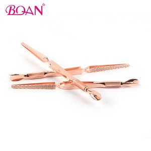 Hot Selling Durable Gold Stainless Steel Nail Tools Nail Art Tweezers For Manicure Art
