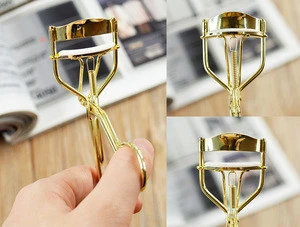 Hot selling high quality lash tool eyelash curler rose gold lash curler with silicone pad