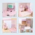 Import Hot selling kids fashion pretend toys big wooden villa  house from China